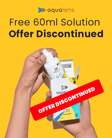 Aqualens eye lenses 